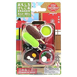 Blister gomma divertente Anmitsuya Iwako 4991685130105 (10 set)