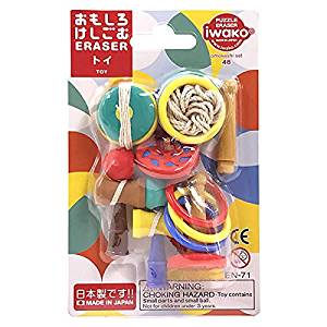 Blister divertente gomma da cancellare Iwako 4991685170064 (10 set)