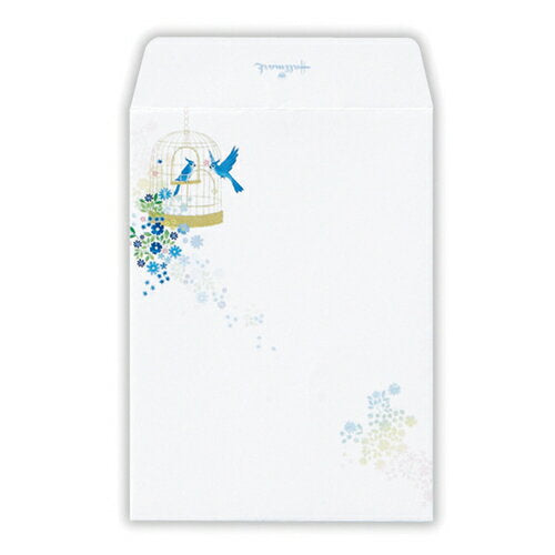Japanese Hallmark Word Envelope Blue Bird 3 818548 4961099818548 (Set 6)
