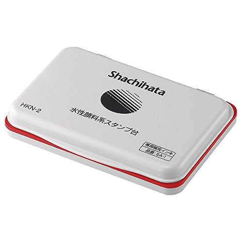 Shachihata tampon encreur pigmenté à base d'eau taille moyenne rouge HKN-2-R Shachihata 4974052059223 (10 sets)