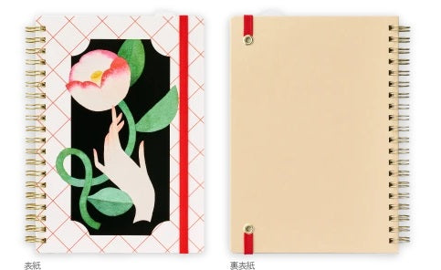 King Jim_Hitoki Note Ring Comic Size_Hanatsumi HN-CR04/4971660062997 (2 sets)