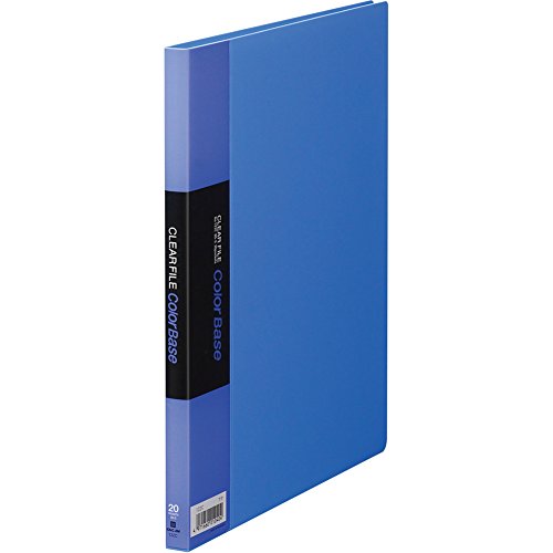 King Jim Clear File Color Base B5 (Type S) 20 feuilles 122C Bleu (10 jeux)