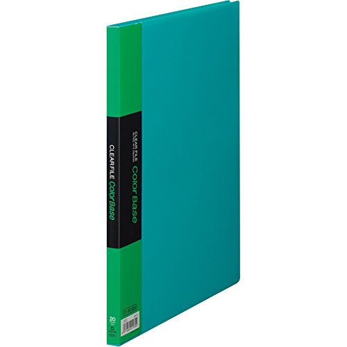 キングジム クリアーファイル カラーベース A4 （S型） 20枚 132C 緑（10セット）