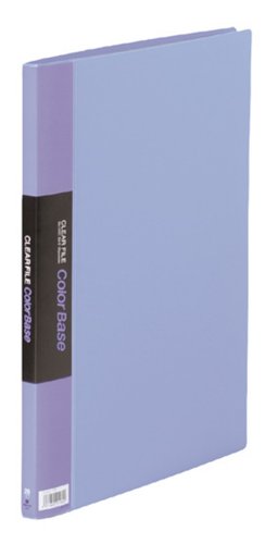キングジム クリアーファイル カラーベース B4 （S型） 20枚 タテ 142C 青（10セット）