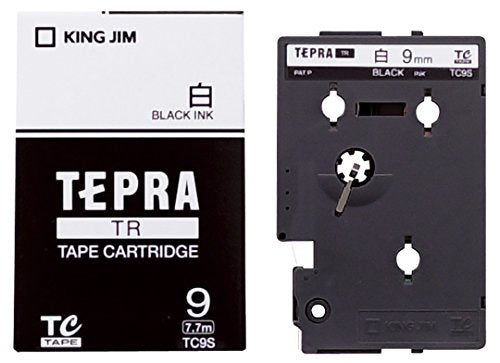 King Jim Tapecartridge Tepra TR 9mm TC9S Wit (10 sets)