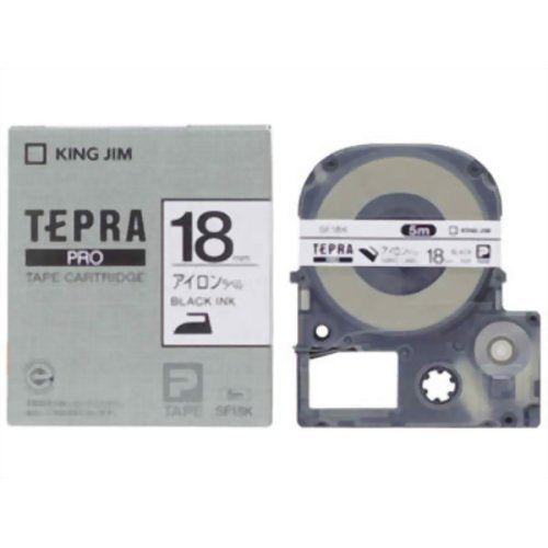 King Jim Tapecartridge Tepra PRO Iron Label 18mm SF18K (10 sets)