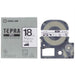 King Jim Tape-Kassette Tepra PRO Iron Label 18 mm SF18K (10 Sets)