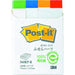 Post-it-Recyclingpapier-Serie Haftnotizen Recyclingpapier Typ [Regenbogen] 560RP-R (10 Sets)