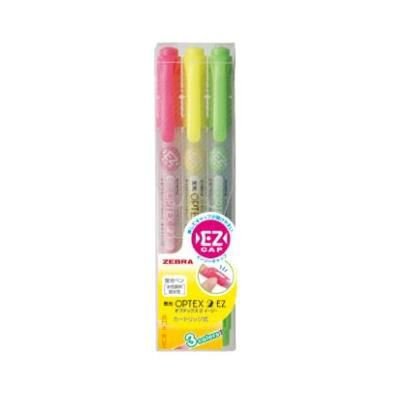 ゼブラ 蛍光ペン 蛍光オプテックス2 EZ WKT11-3C 3色セット（10セット）