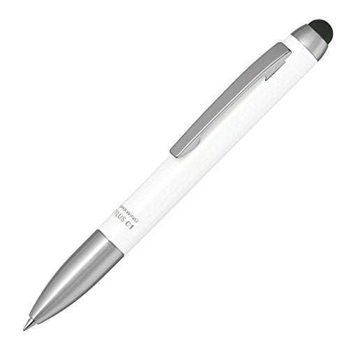 ゼブラ タッチペン付油性ボールペン スタイラスC1 0.7mm P-ATC1-W 白（10セット）