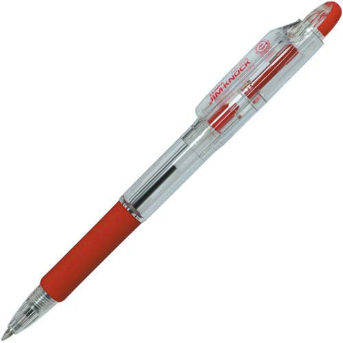 ZEBRAゼブラ ジムノック 0.5mm 赤 KRBS-100-R 1本（10セット）