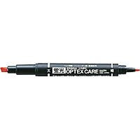 Zebra Fluorescerende Optex Care Red (10 sæt)
