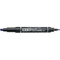 Zebra Fluorescent Optex Care Dark Blue (10 sæt)