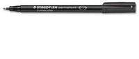 Pen berasaskan minyak Staedtler Lumocolor 317-9 tulisan halus hitam (10 set)