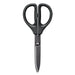 KOKUYO_Gunting <Sakusa> Pisau fluorin/tanpa gam hitam HSM-PFA100D/4901480395517 (10 set)