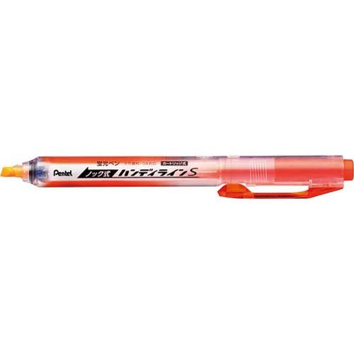 Pentel Highlighter Pen Knock Type Handy Line S Orange SXNS15-F (sæt med 10)