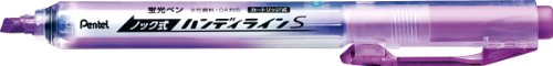Pentel Highlighter Pen Knock Type Handy Line S Violet SXNS15-V (sæt med 10)