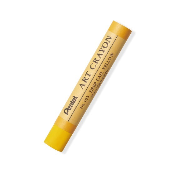 Pentel_Art Crayon Deep Cad Yellow PTACT103/4902506426529 (10 Sets)