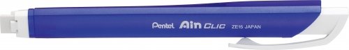 Pentel emballé support Type gomme Einclick métal bleu arbre XZE15-MC (10 jeux)