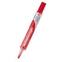 ぺんてる Pentel ホワイトボードマーカー ノックル 丸芯 細字 赤インキ EMWLS-B（10セット）