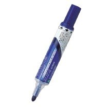 ぺんてる Pentel ホワイトボードマーカー ノックル 丸芯 中字 青インキ EMWLM-C（10セット）