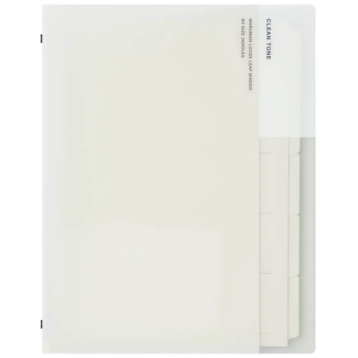 Maruman_B5 Binder Clean Tone широкий белый F312-06/4979093312160