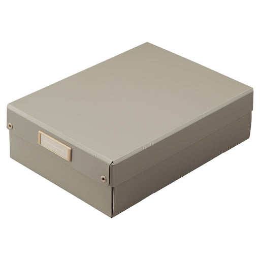 リヒト_Ｒｏｏｍｙ　折りたたみボックス　浅型　Ａ４A-795-27グレー/4903419848385