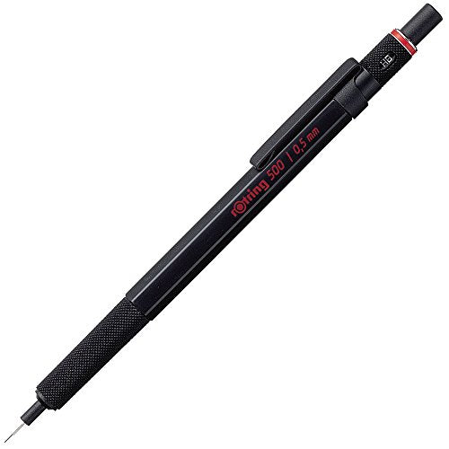 ロットリング メカニカルペンシル 500 0.5mm ブラック 1904725（10セット）