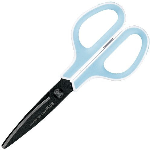 Forbici Plus Fit Cut Curve Fluorine Coat SC-175SF Bianco/Blu 34-516 (10 set)