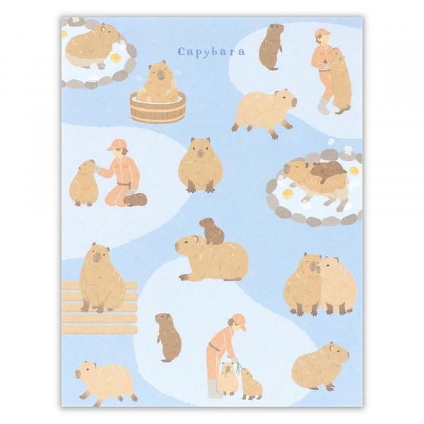 NB/5422201_Memo Zoom in Animal Capybara/4905260794019 (5 ชุด)
