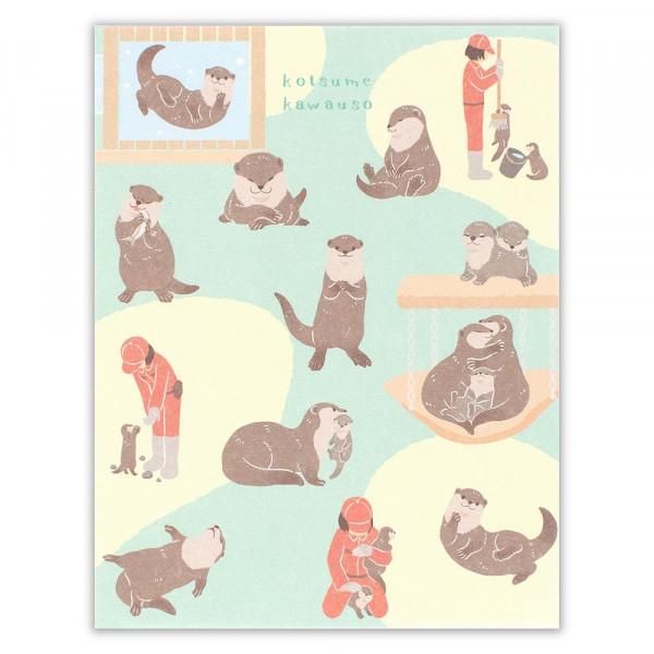 NB/5422208_Memo Zoom in Animal นากเล็บเล็ก/4905260794088 (5 ชุด)