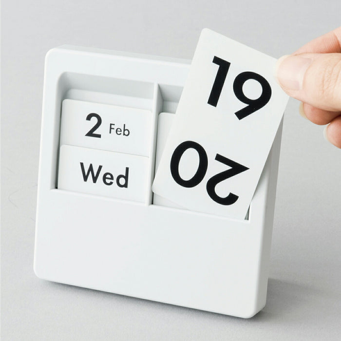 Carl/PC-100-I_Panel Kalender Daglig evigvarende kalender Ivory/4971760100674
