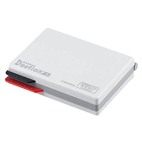 Tampon encreur Shachihata Duet HFW-2EC noir rouge (10 jeux)
