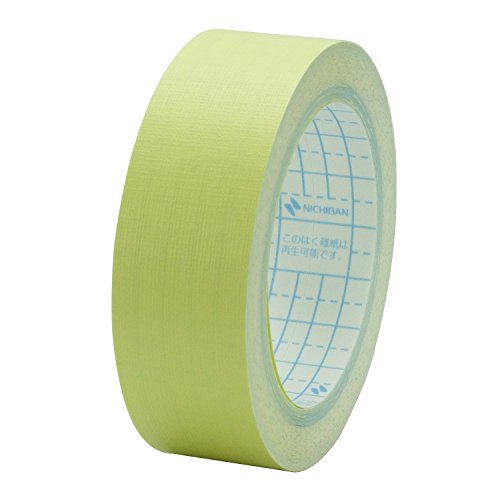 Nichiban Recyclingpapier-Bindeband 25 mm Pastell-Zitrone BK-2530 Nichiban 4987167013172 (10 Sets)