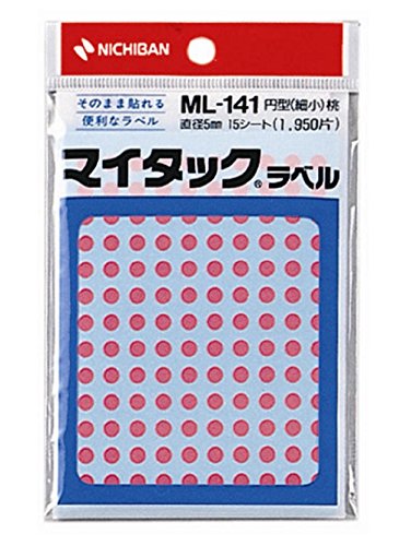 マイタック カラーラベル ml-141 桃   ニチバン 4987167041076（10セット）