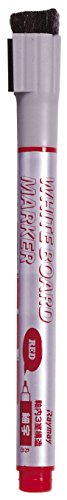 Pennarello per lavagna stampa fine rosso Reimei Fujii 4902562256054 (10 set)