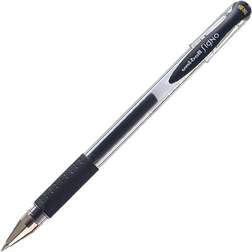 uni ゲルインクボールペン シグノ 極細 黒 三菱鉛筆 4902778556108（10セット）