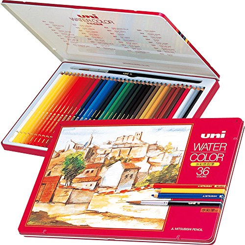 Mitsubishi Uni Water Color 36 Farben Mitsubishi Pencil 4902778386354 (10 Sets)