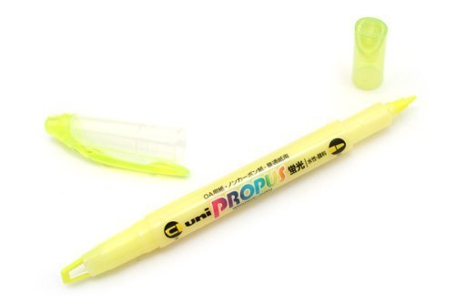 uni Propass Window Standard Color Highlighter Gul Mitsubishi Pencil 4902778692462 (10 sæt)