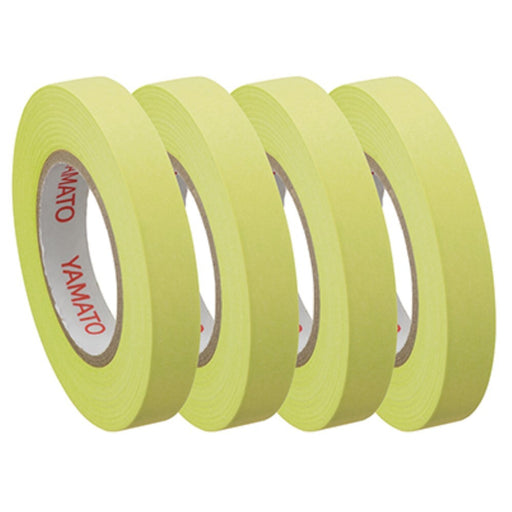 Yamato_Memock Roll Tape Citron fluorescerende papir 7 mm bredde (4 ruller inkluderet) Refill RK-7H-LE/4903076008283 (12 sæt)