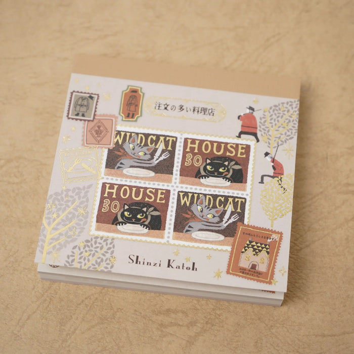 Kinose Printing/BM-01028_Block Memo Ristorante molto ordinato Kenji Miyazawa/4580703634321 (5 set)