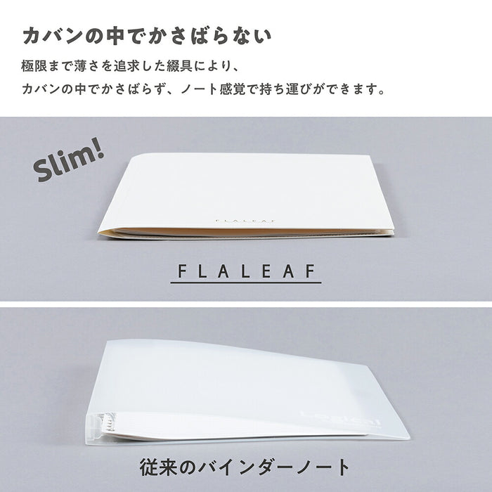 Nakabayashi/FLL-A501B-W_ Carnet à reliure plate logique Flurry A5/4902205744924 (40 jeux)