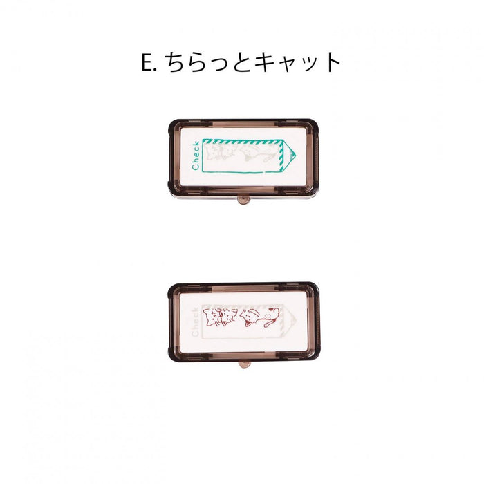 Kutsuwa_Stamp Coco Deco Chitto Cat DE015E/4901478197741 (3 sets)