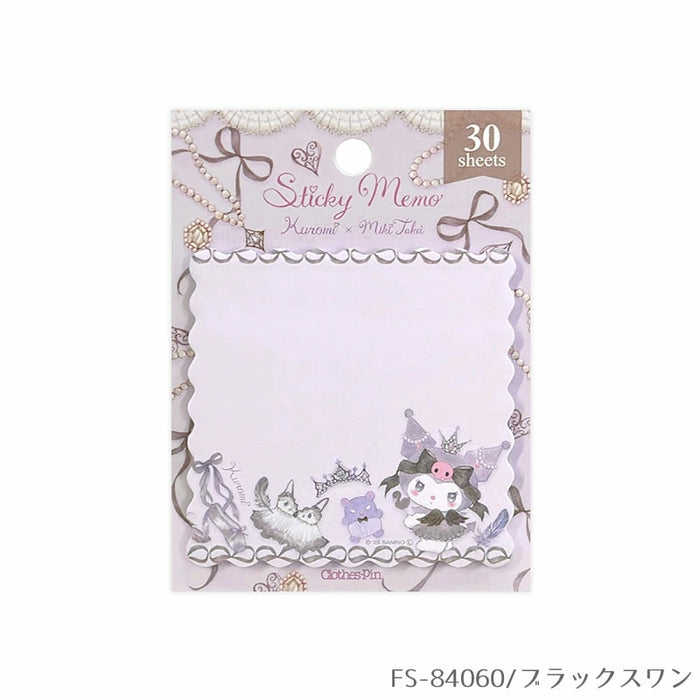 CHOTHES-PIN Close Pin Sticky Memo Haftnotizpapier Sanrio Charaktere x Takeimiki 4. Kollektion 4. Auflage Modisch, Erwachsene, Niedlich, Hello Kitty, Cinnamoroll, Kuromi, My Melody (5 Sets)