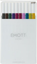 PEMSY10C.NO3 Mitsubishi blyant Vandbaseret signaturpen EMOTT 40 farvesæt Mitsubishi blyant 4902778248386 (10 sæt)