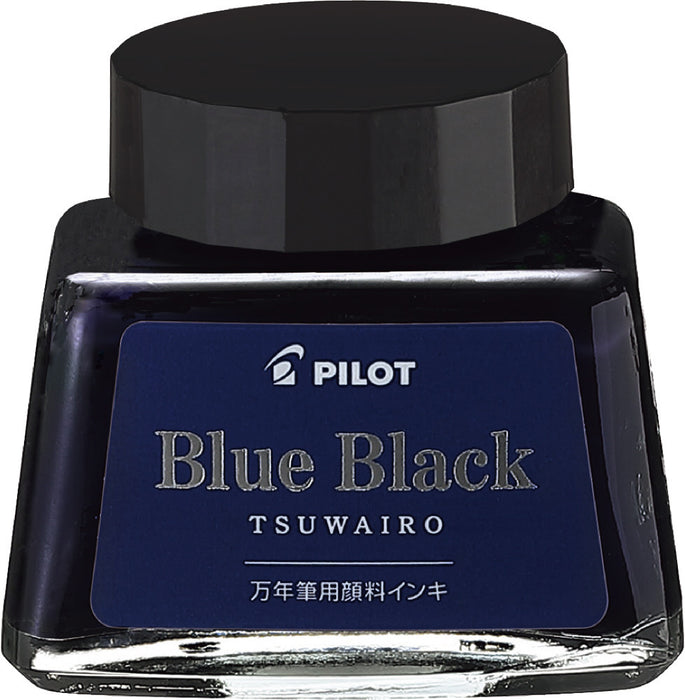 Dakwat pigmen untuk pen air pancut Warna kuat (TSUWAIRO) Dakwat botol INK-30TW-BB Biru hitam PILOT Pilot