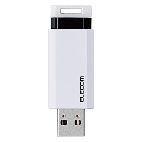エレコム USBメモリ3.1 ノック式128GB MF-PKU3128GWH 4549550236621