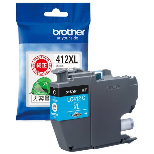 Brother Tintenpatrone LC412XLC 4977766816021