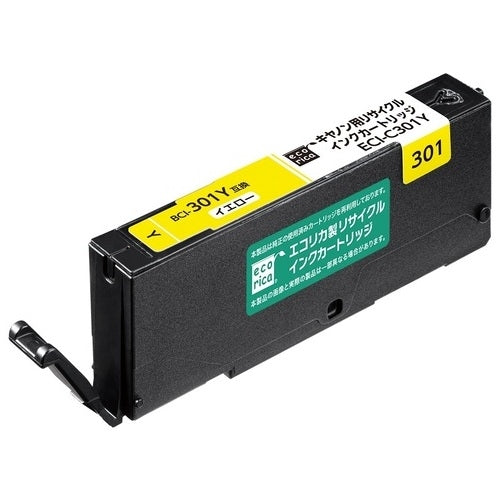 エコリカ リサイクルインク BCI-301Y イエロー対応 4562451408829