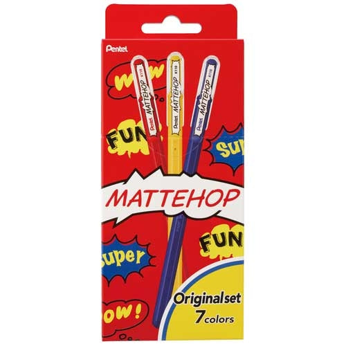 ぺんてる マットホップ オリジナル7色SET K110-V7STA 4902506413840